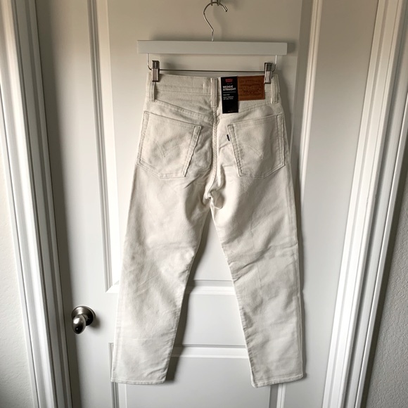 Levi’s wedgie straight high rise jean - tofu white - Picture 10 of 11